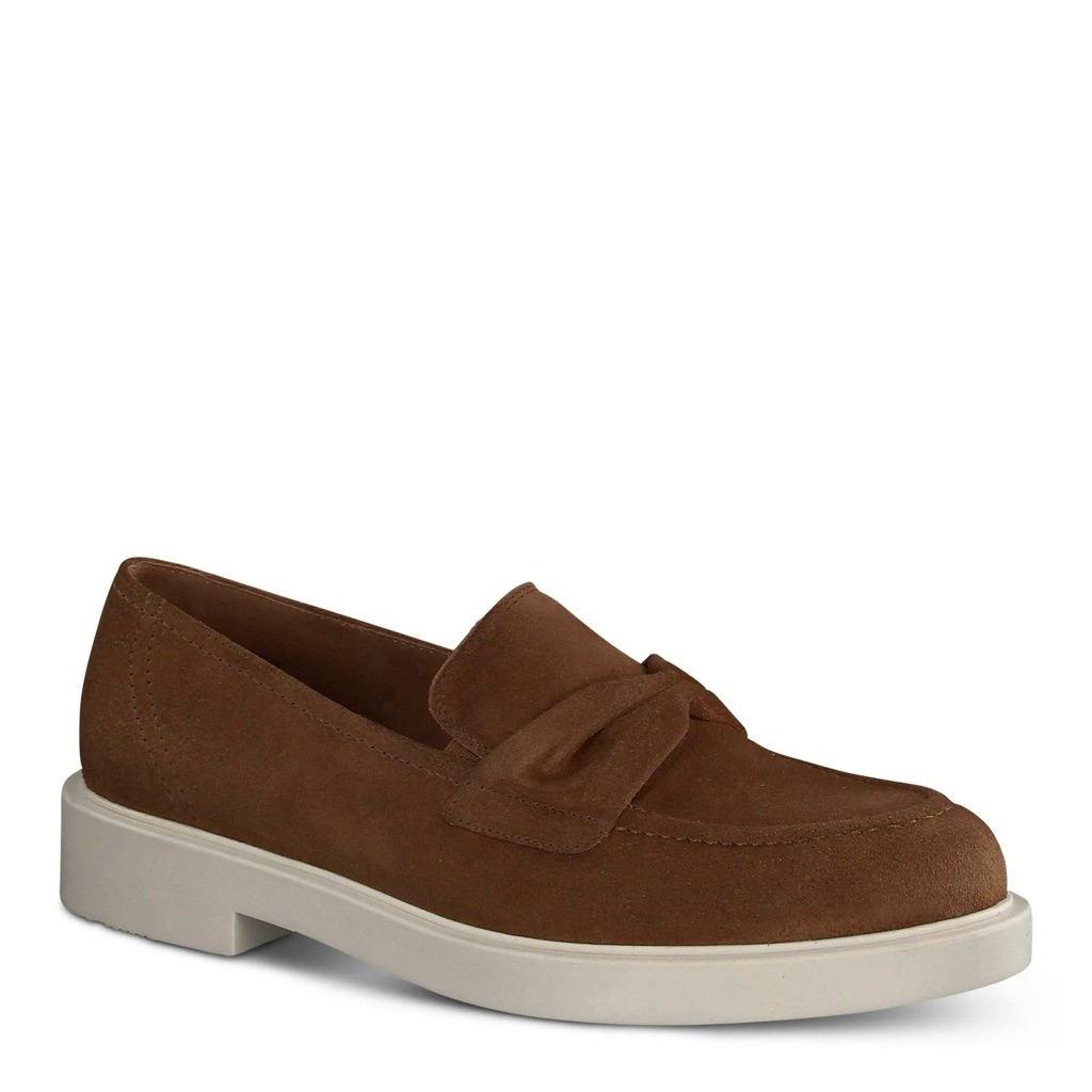 Like New Paul Green Sadie Toffee Soft Suede Women's Brown Loafers, 10